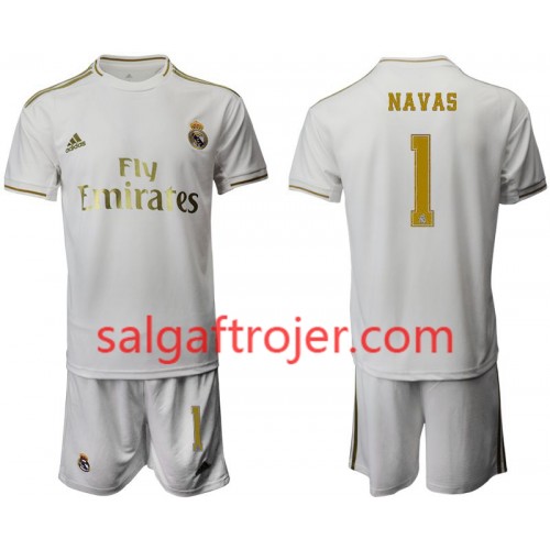 Real Madrid Fodboldtrøjer Navas 1 Børn Hjemmebanesæt 2019/20 Kort ærmer Real Madrid Fodboldtrøjer Navas 1 Børn Hjemmebanesæt 2019/20 Kort ærmer